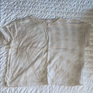 tie-dyed chopped tee